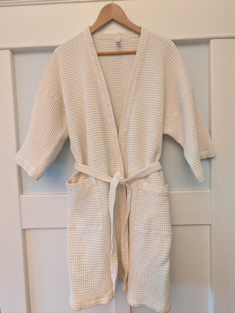 SDH The Purists Cotton Waffle Robe Sz L